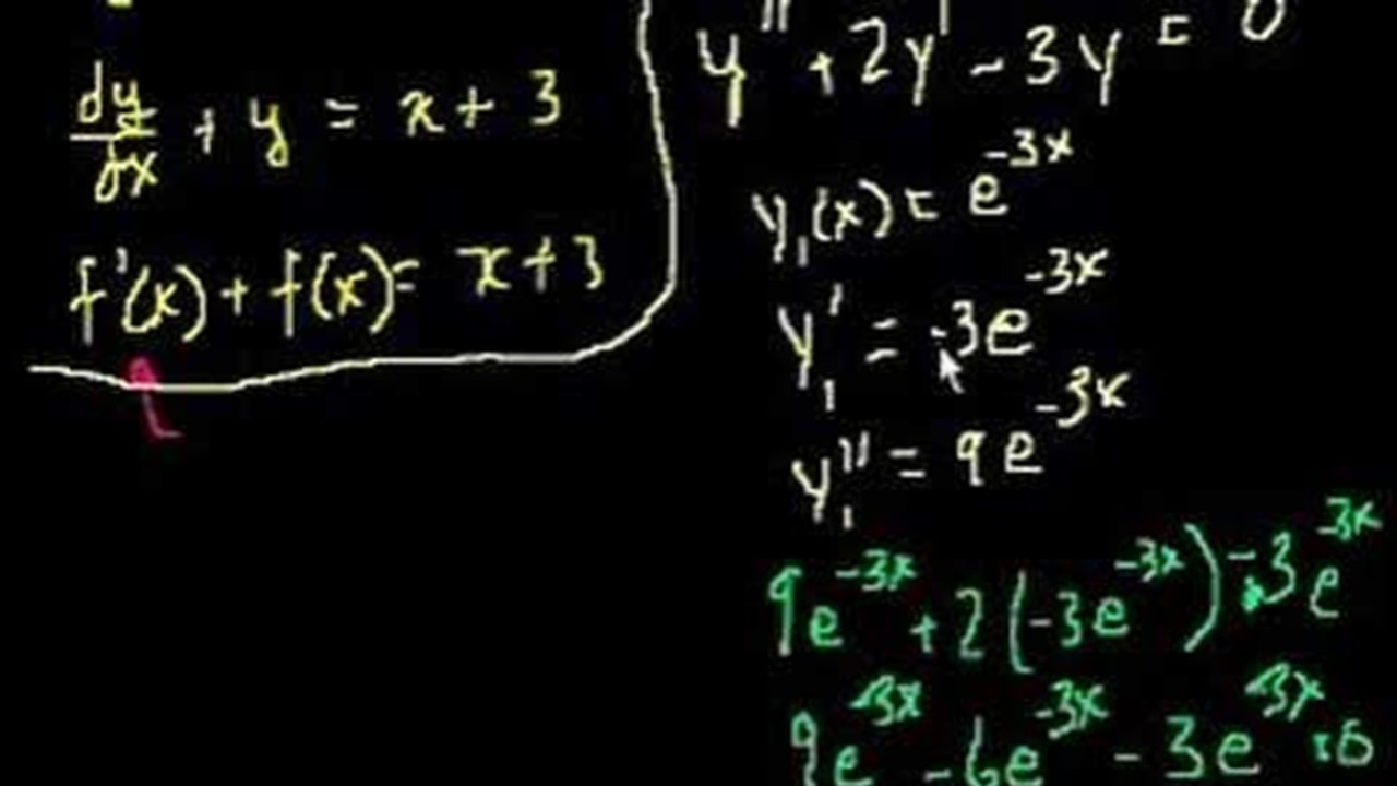 MAT1122 -  Differential Equations I  (April 2026)