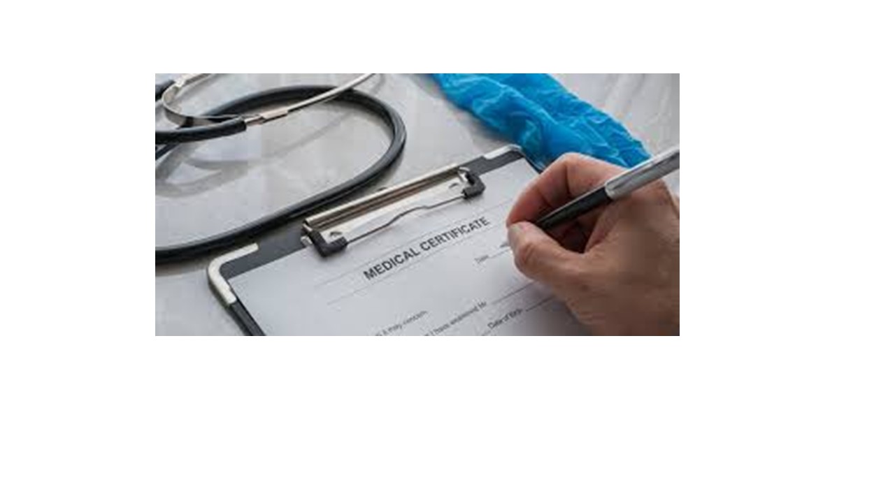 Application for Medical Certificate Submission